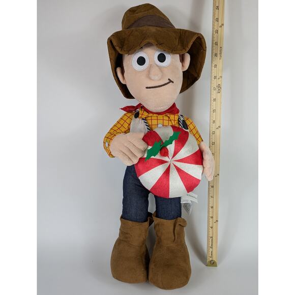 Extra Large Disney Toy Story Woody DOOR GREETER 24 Inch Christmas Plush Gemmy - Picture 13 of 13